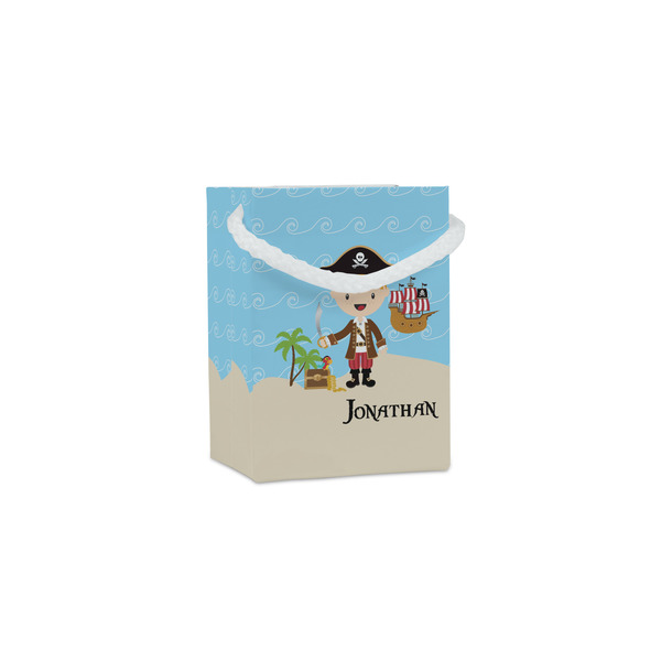 Custom Pirate Scene Jewelry Gift Bags - Matte (Personalized)