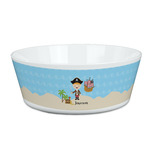 Pirate Scene Kid's Bowl (Personalized)