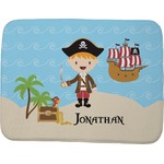 Pirate Scene Memory Foam Bath Mat - 48"x36" (Personalized)