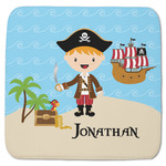 Pirate Scene Memory Foam Bath Mat - 48"x48" (Personalized)