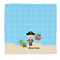 Pirate Scene Microfiber Dish Rag - Front/Approval