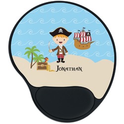 Pirate Scene Mouse Pad with Wrist Support