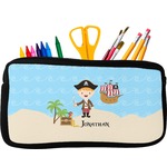 Pirate Scene Neoprene Pencil Case (Personalized)