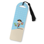 Pirate Scene Plastic Bookmark (Personalized)