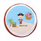 Pirate Scene Printed Icing Circle - Medium - On Cookie