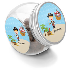 Pirate Scene Puppy Treat Jar (Personalized)