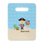 Pirate Scene Rectangular Trivet with Handle (Personalized)