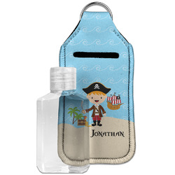 Pirate Scene Hand Sanitizer & Keychain Holder - Large (Personalized)