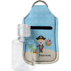 Pirate Scene Hand Sanitizer & Keychain Holder - Small (Personalized)