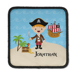 Pirate Scene Iron On Square Patch w/ Name or Text