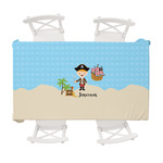 Pirate Scene Tablecloth - 58"x102" (Personalized)