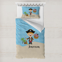 Pirate Scene Toddler Bedding Set - With Pillowcase (Personalized)