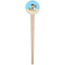 Pirate Scene Wooden 4" Food Pick - Round - Single Pick