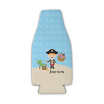 Pirate Scene Zipper Bottle Cooler (Personalized)