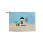 Pirate Scene Zipper Pouch - Small - 8.5"x6" (Personalized)