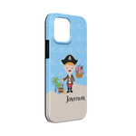 Pirate Scene iPhone Case - Rubber Lined - iPhone 13 Mini (Personalized)