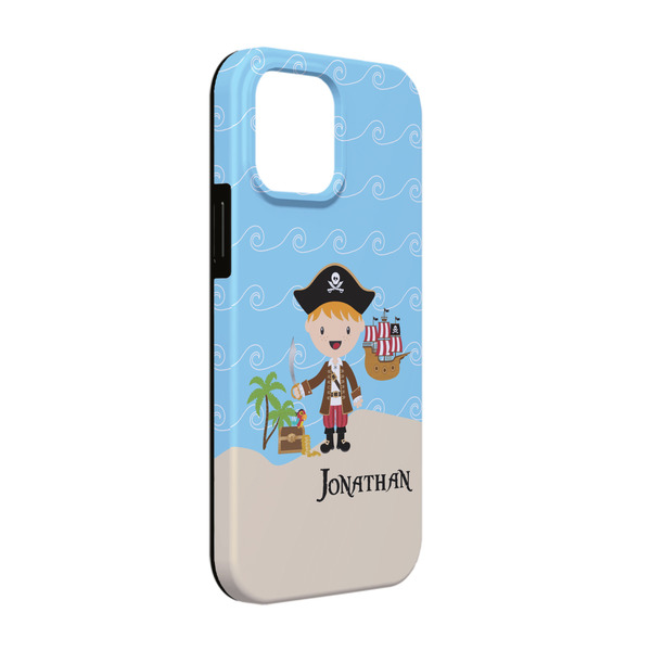 Custom Pirate Scene iPhone Case - Rubber Lined - iPhone 13 (Personalized)