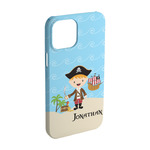 Pirate Scene iPhone Case - Plastic - iPhone 15 Pro (Personalized)