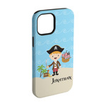 Pirate Scene iPhone Case - Rubber Lined - iPhone 15 Pro (Personalized)