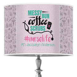 Nursing Quotes 16" Drum Lamp Shade - Poly-film (Personalized)