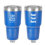 Nursing Quotes 30 oz Stainless Steel Tumbler - Royal Blue - Double-Sided (Personalized)