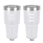 Nursing Quotes 30 oz Stainless Steel Tumbler - White - Double-Sided (Personalized)
