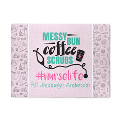 Nursing Quotes 5' x 7' Patio Rug (Personalized)