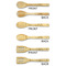 Nursing Quotes Bamboo Cooking Utensils Set - Double Sided - APPROVAL