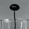 Nursing Quotes Black Plastic 7" Stir Stick - Oval - Main