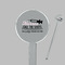 Nursing Quotes Clear Plastic 7" Stir Stick - Round - Closeup