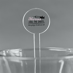 Nursing Quotes 7" Round Plastic Stir Sticks - Clear (Personalized)