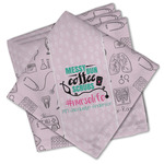 Nursing Quotes Cloth Cocktail Napkins - Set of 4 w/ Name or Text