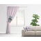 Nursing Quotes Curtain With Window and Rod - in Room Matching Pillow