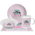 Nursing Quotes Dinner Set - Single 4 Pc Setting w/ Name or Text