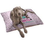 Nursing Quotes Dog Bed - Large w/ Name or Text