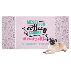 Nursing Quotes Dog Towel (Personalized)