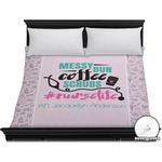 Nursing Quotes Duvet Cover - King (Personalized)