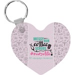 Nursing Quotes Heart Plastic Keychain w/ Name or Text