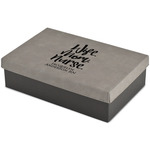 Nursing Quotes Large Gift Box w/ Engraved Leather Lid (Personalized)