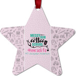 Nursing Quotes Metal Star Ornament - Double Sided w/ Name or Text