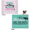 Nursing Quotes Microfleece Dog Blanket - Large- Front & Back