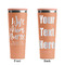 Nursing Quotes Peach RTIC Everyday Tumbler - 28 oz. - Front and Back