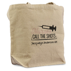 Nursing Quotes Reusable Cotton Grocery Bag - Single (Personalized)