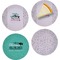 Nursing Quotes Set of Appetizer / Dessert Plates