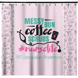 Nursing Quotes Shower Curtain - 71" x 74" (Personalized)