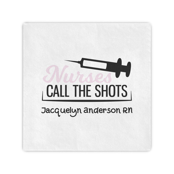 Custom Nursing Quotes Standard Cocktail Napkins (Personalized)