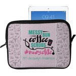 Nursing Quotes Tablet Case / Sleeve - Large (Personalized)