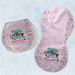 Nursing Quotes Burp Pads - Velour - Set of 2 w/ Name or Text