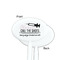 Nursing Quotes White Plastic 7" Stir Stick - Single Sided - Oval - Front & Back