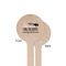 Nursing Quotes Wooden 6" Stir Stick - Round - Single Sided - Front & Back